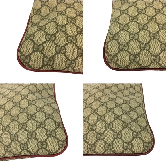 Authentic Gucci GG Supreme Beige GG PVC Tote Bag. Fits an iPad & Classy af - Picture 6 of 12